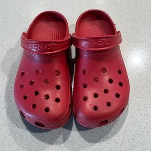 Red Crocs